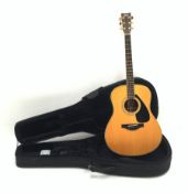 Yamaha model LLX6A acoustic/electric guitar with rosewood back and sides and spruce top