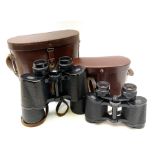 Pair of Carl Zeiss Jena Dekarem 10 x 50 binoculars with broad arrow mark no.1889889