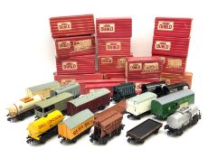 Hornby Dublo - sixteen wagons comprising 4300