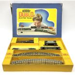 Hornby Dublo - three-rail EDG18 Tank Goods Train set with BR black 4MT Standard 2-6-4 tank locomotiv