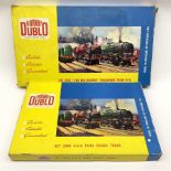 Hornby Dublo - two-rail set 2021 'The Red Dragon ' passenger train W.R. with Castle Class 4-6-0 loco