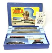 Hornby Dublo - three-rail EDG18 Tank Goods Train set with BR black 4MT Standard 2-6-4 tank locomotiv