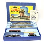 Hornby Dublo - three-rail EDG18 Tank Goods Train set with BR black 4MT Standard 2-6-4 tank locomotiv