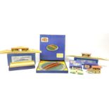 Hornby Dublo - six D1 accessories comprising Turntable; Through Station with separately boxed Platfo