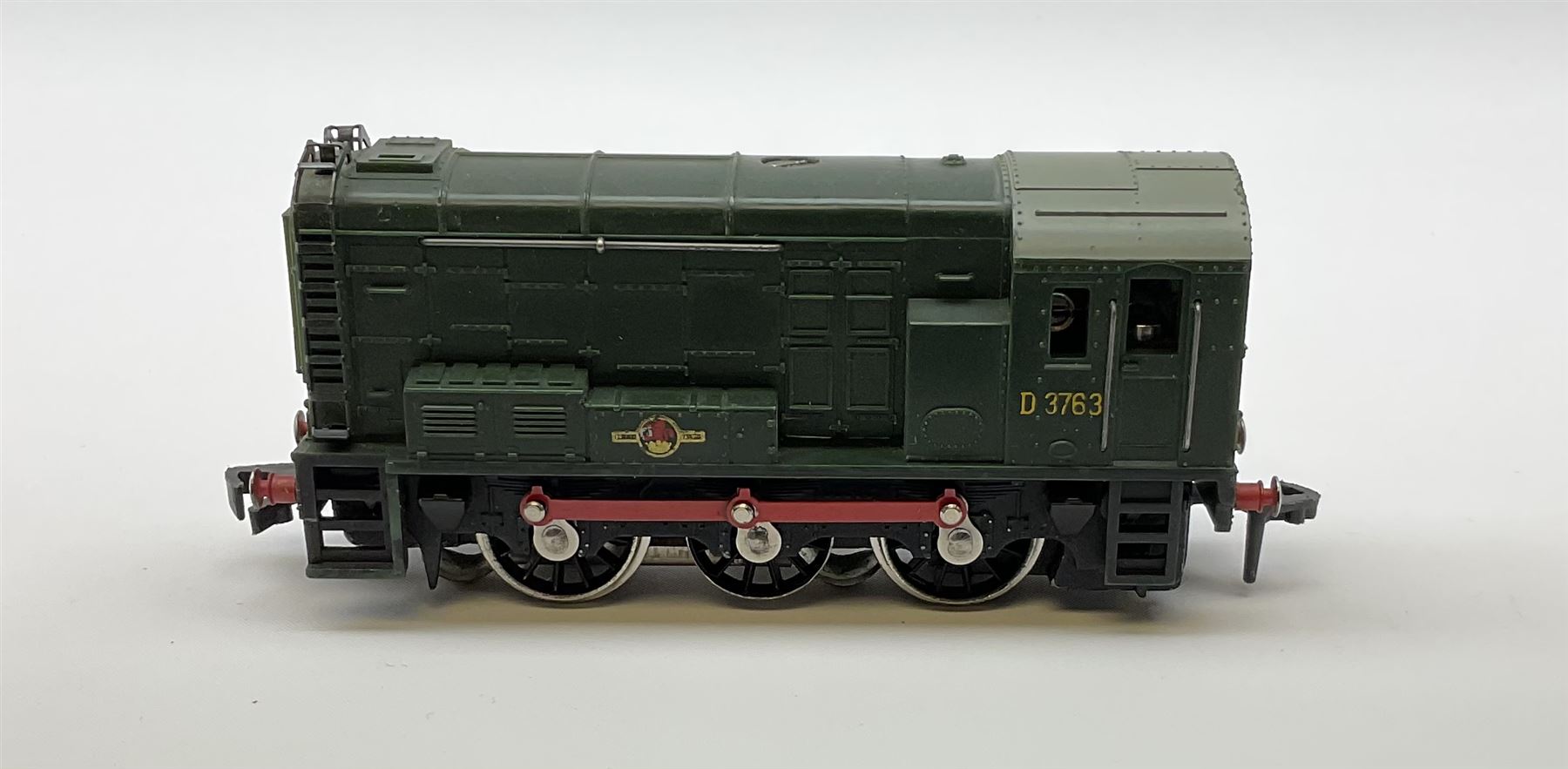 Hornby Dublo - three-rail Class 08 0-6-0 Diesel Electric Shunting locomotive No.D3763 in blue stripe - Image 2 of 5