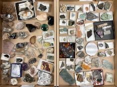 A collection of various stones and minerals