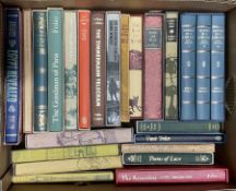 Folio Society - twenty-four volumes including Hours in a Library