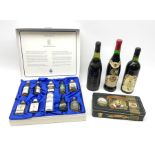 Allied Distillers Limited boxed set of ten miniatures including Long John Scotch Whisky 5cl