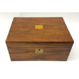 A 19th century rosewood writing slope