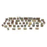 A collection of forty eight Wade miniature buildings