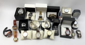 Collection of nineteen wristwatches including two Henley