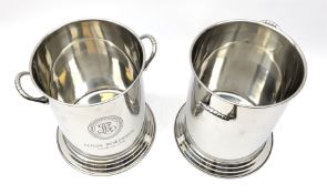 A pair of champagne buckets