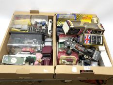 Diecast model vehicles by various makers including Lledo and Matchbox