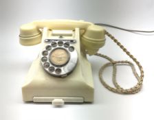 A Vintage cream Bakelite telephone