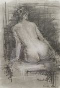 Continental School (20th century): Seated Nude
