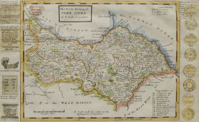 After Herman Moll (German/British c.1654-1732): 'The North Riding of Yorkshire'