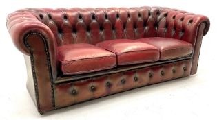 Chesterfield three seat sofa