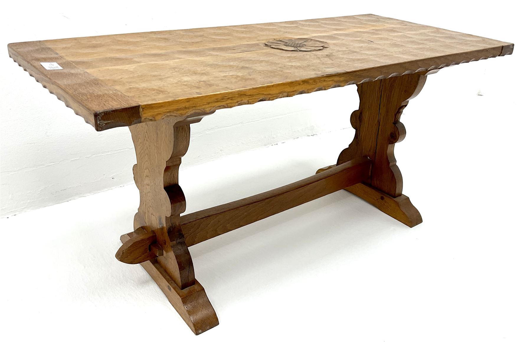 Yorkshire oak rectangular coffee table - Image 5 of 6