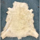 Reindeer hide rug