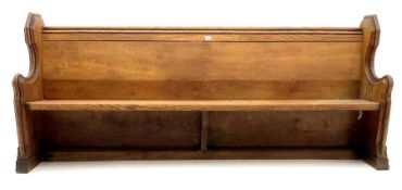 19th century oak pew