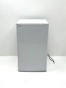 Small under counter refrigerator in white finish