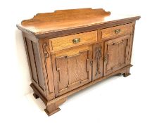 Edwardian oak sideboard