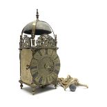 Brass lantern clock