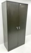 Metal storage cabinet