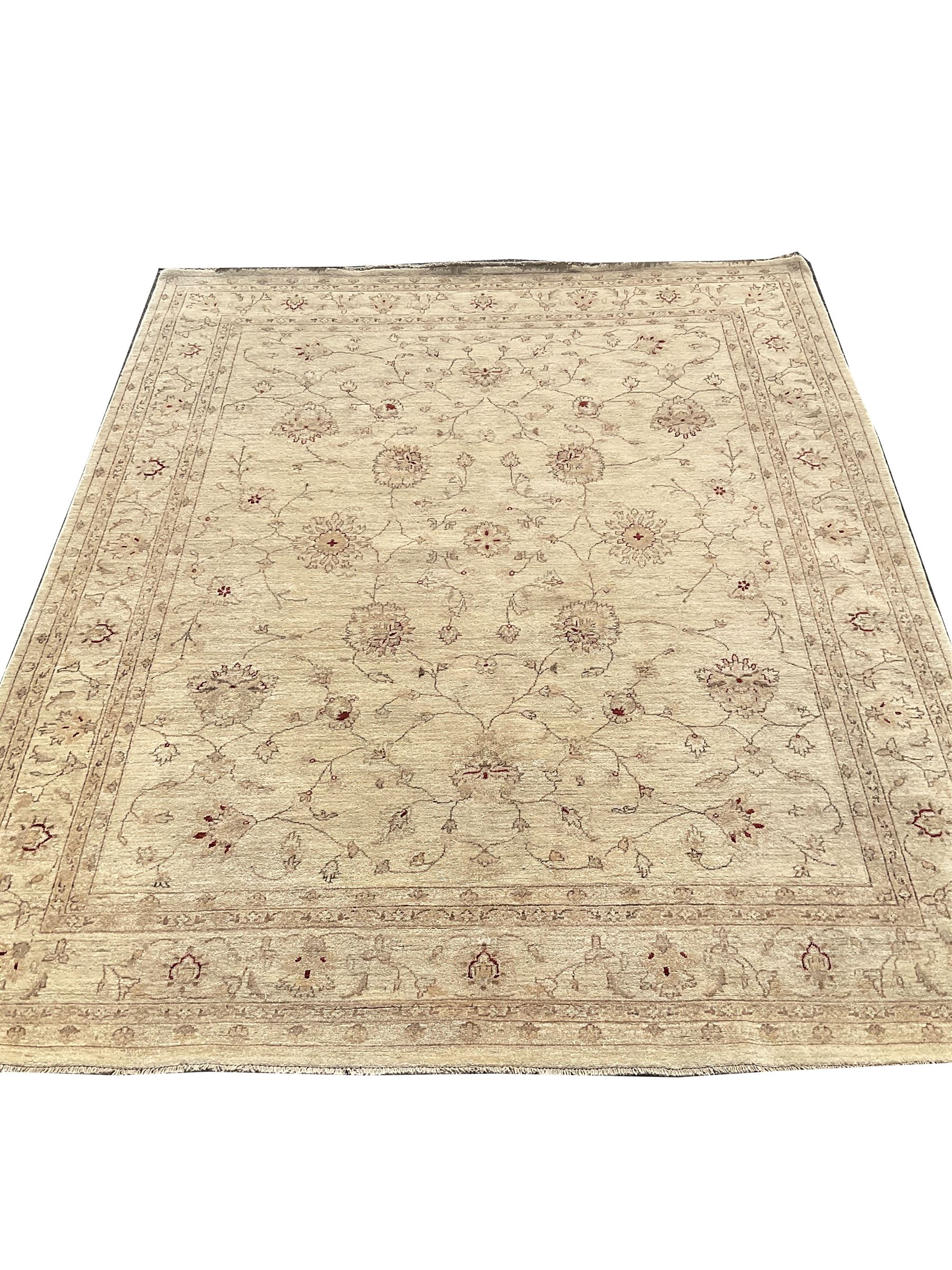 Persian beige ground carpet