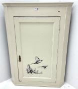 Painted corner cupboard