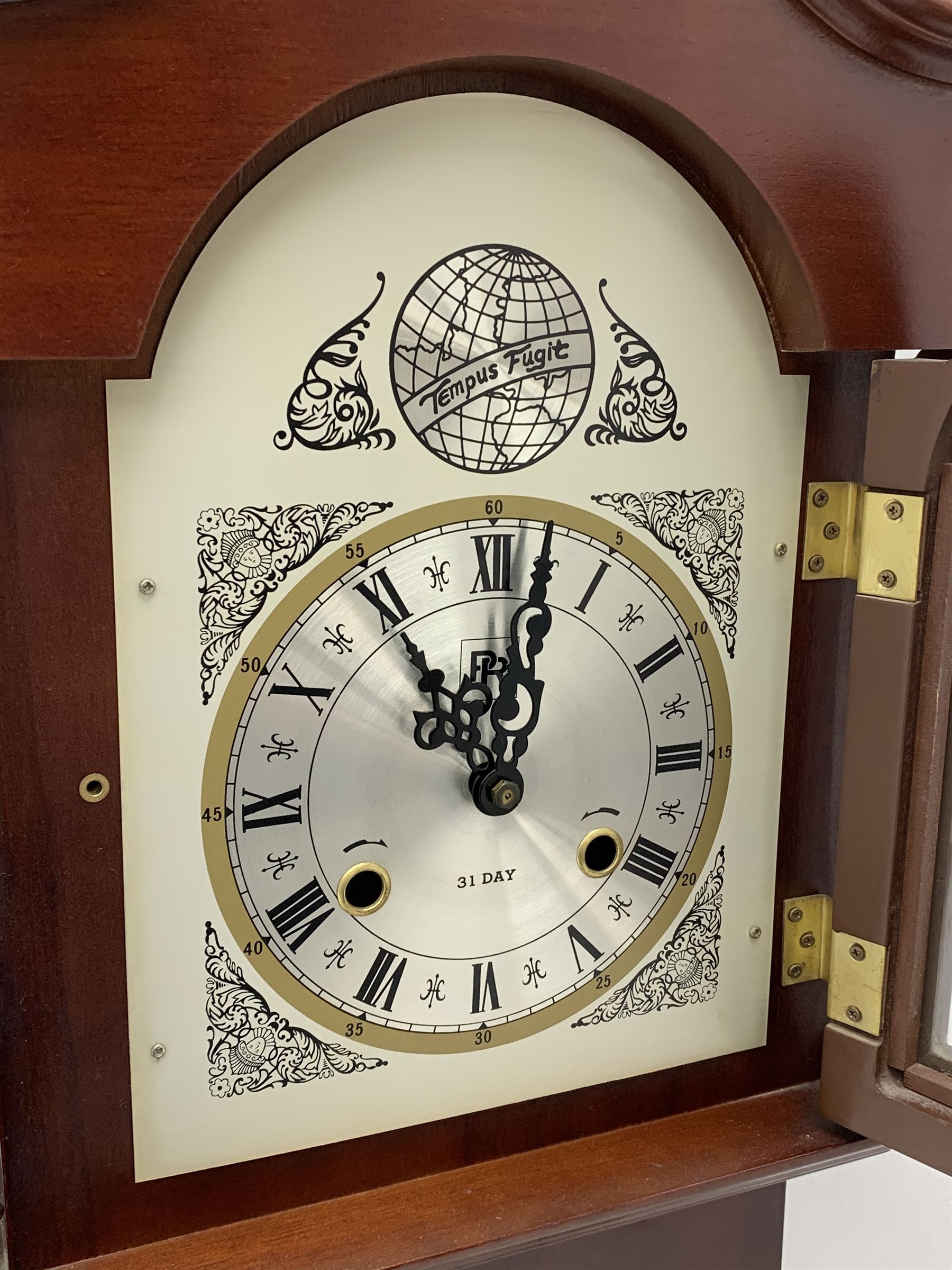 Mahogany longcase clock - Image 2 of 4