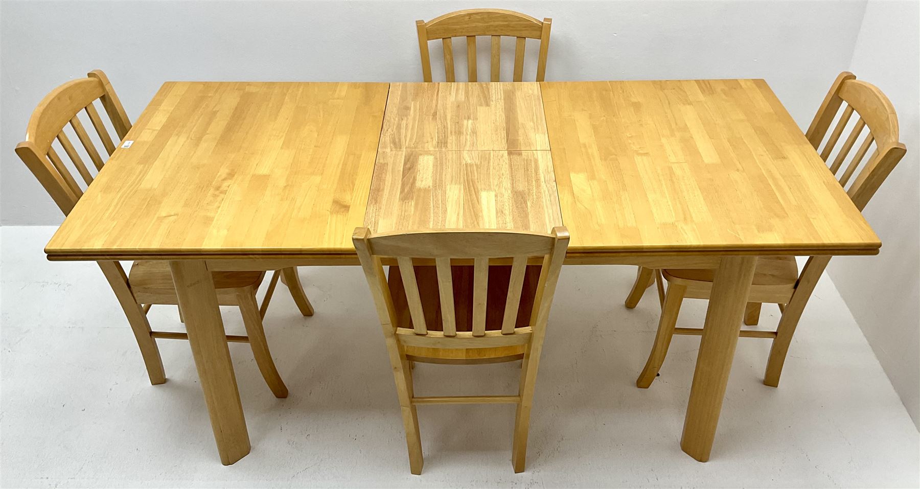 Light wood extending dining (W183cm - Image 2 of 3