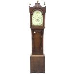 Early 19th century oak longcase clock