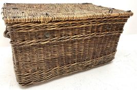 Large wicker theatre basket