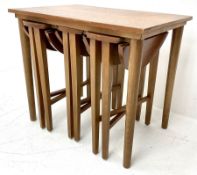 Mackintosh teak nest of tables