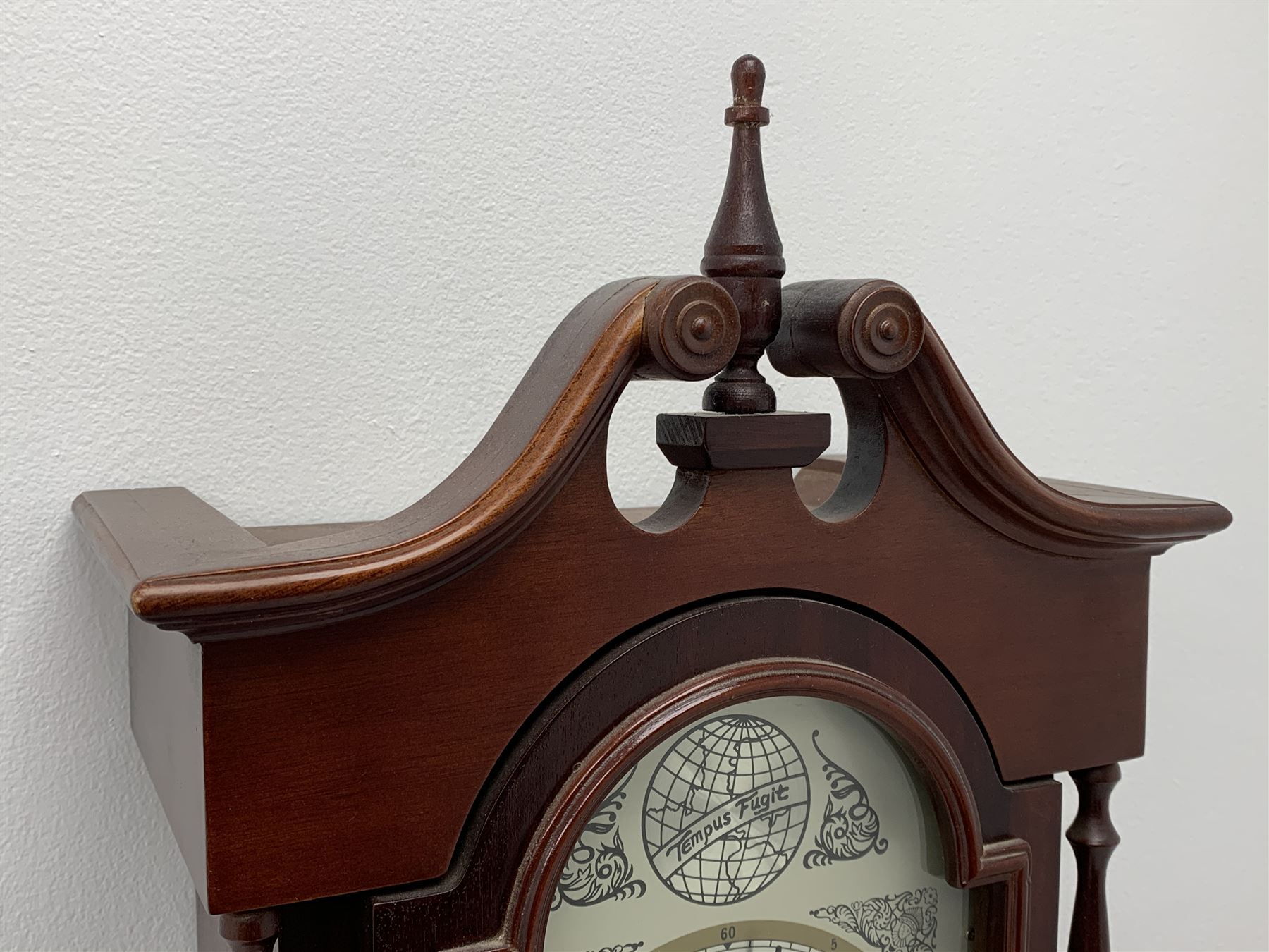 Mahogany longcase clock - Image 3 of 4