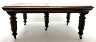 Late 19th Century oak boardroom table