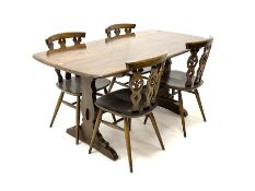 Ercol Beamish refectory rectangular dining table