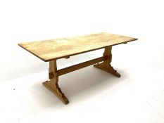 Vintage rectangular pine table