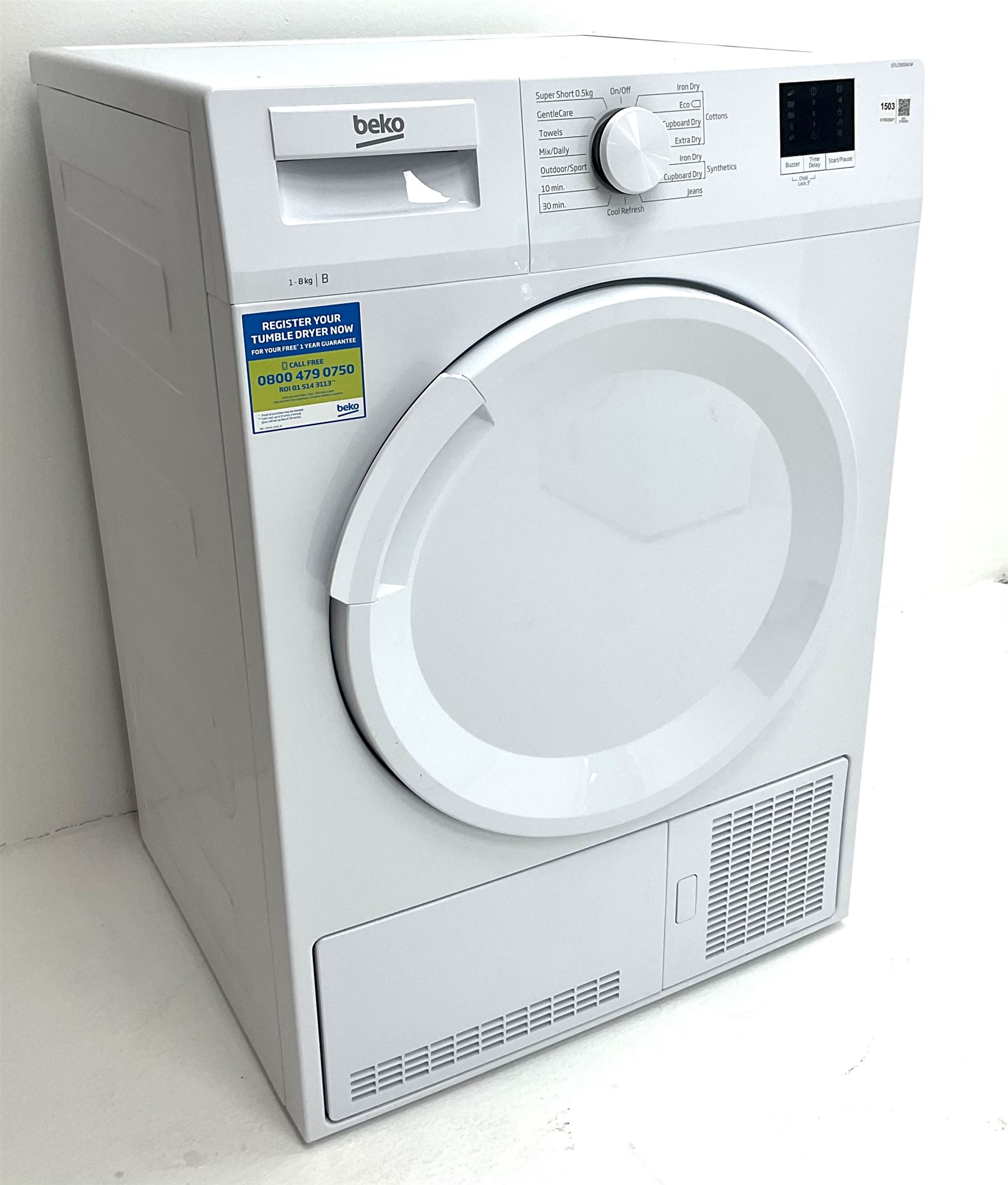 Beko DTLCE80041W tumble dryer