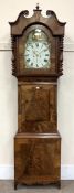 19th century mahogany longcase clock