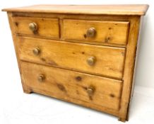 Victorian pine chest