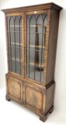 20th century mahogany bookcase