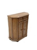 Victorian style oak cabinet