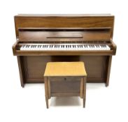 Welmar upright walnut cased