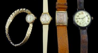 WWI silver trench watch