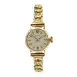 Zenith 9ct gold ladies manual wind wristwatch