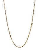 Early 20th century 9ct gold link chain with clip