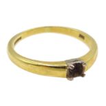 18ct gold ring shank hallmarked