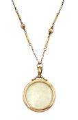 Edwardian gold pendant locket